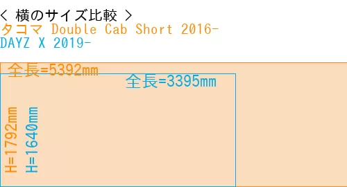 #タコマ Double Cab Short 2016- + DAYZ X 2019-